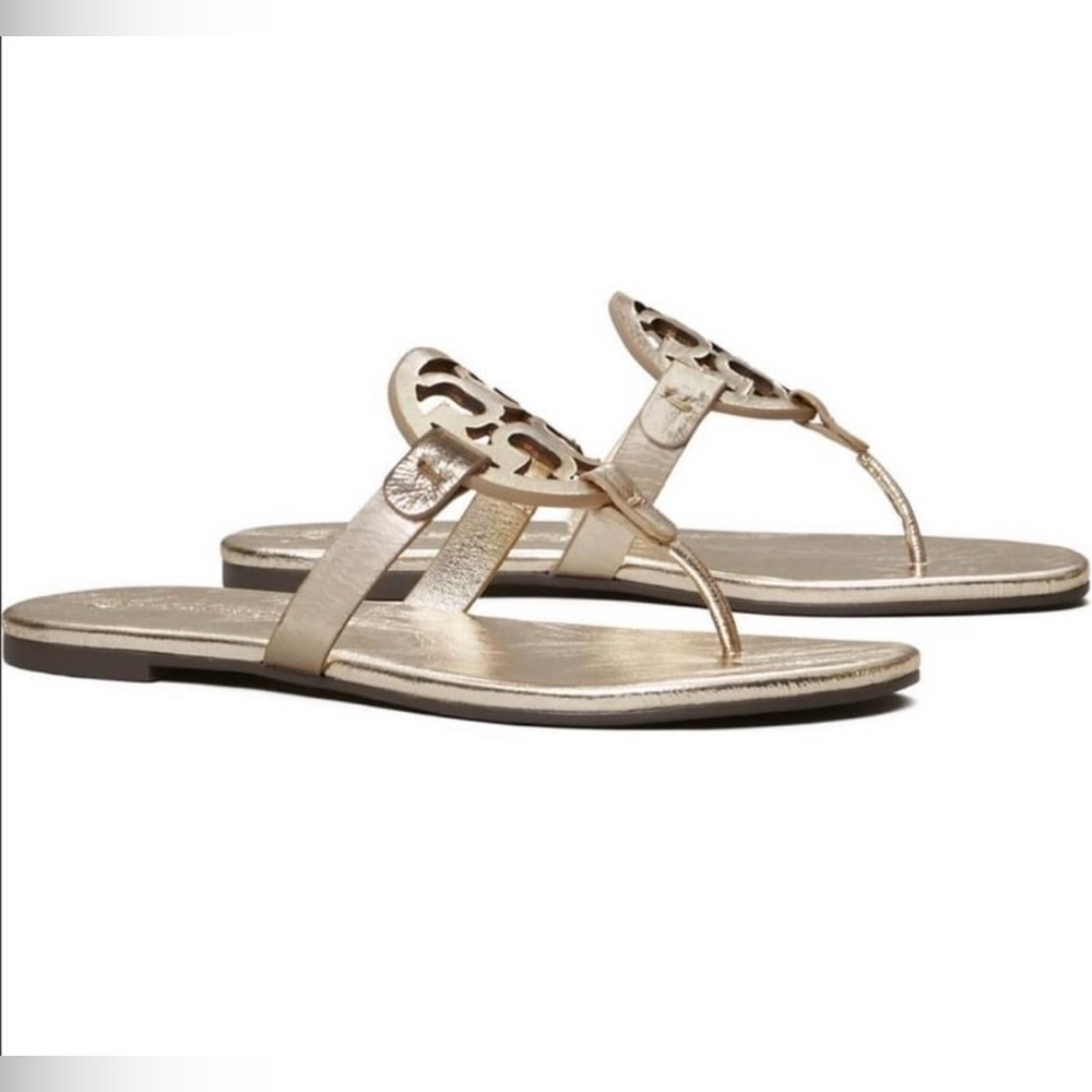 Tory Birch Miller Gold Sandal